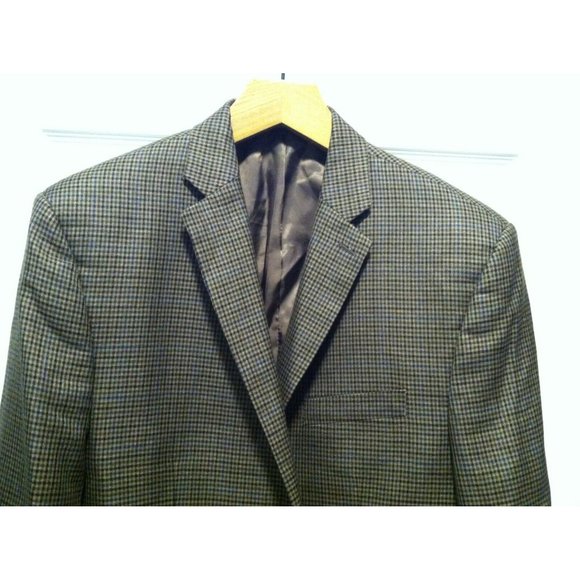 RALPH LAUREN MEN'S NEW BROWN 52%SILK 48%WOOL SPORT COAT JACKET BLAZER SIZE:46R